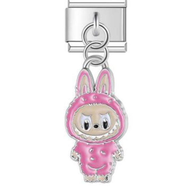 'Pink Labubu' Charm Colgante