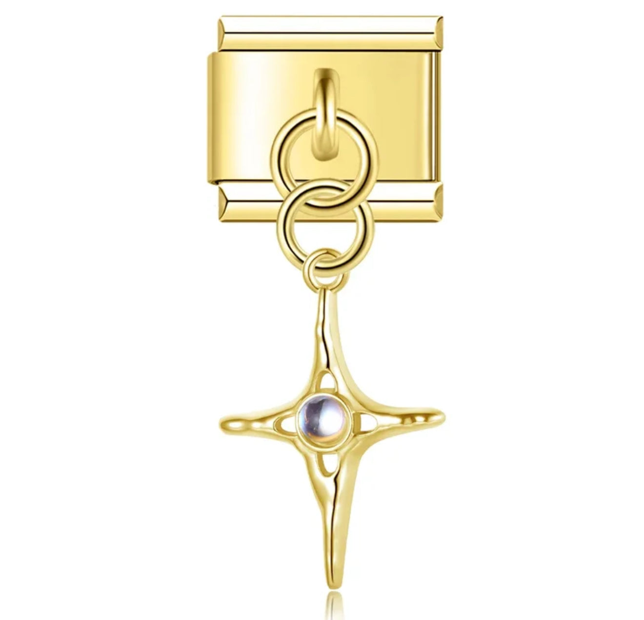 'Golden Star' Gold Charm Colgante