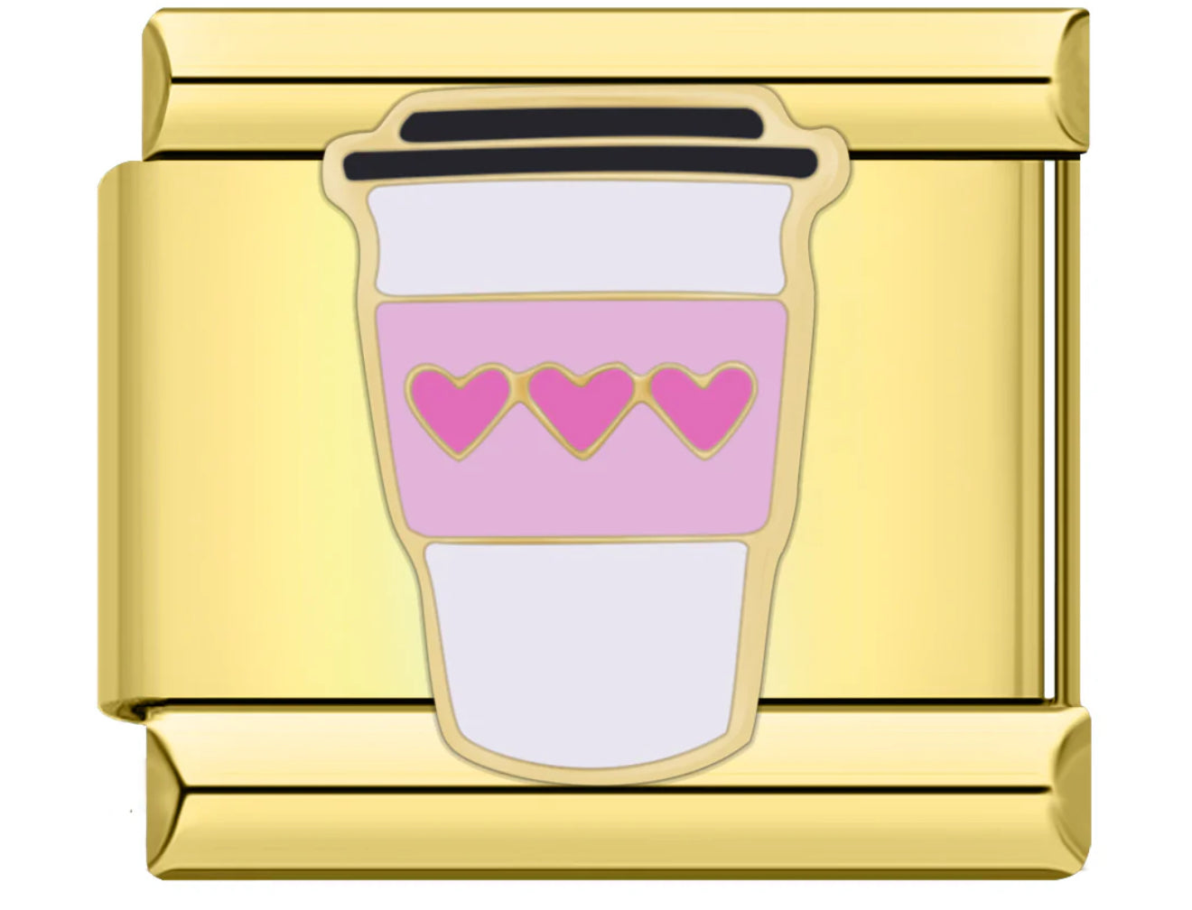 'Coffee Cup' Gold Charm