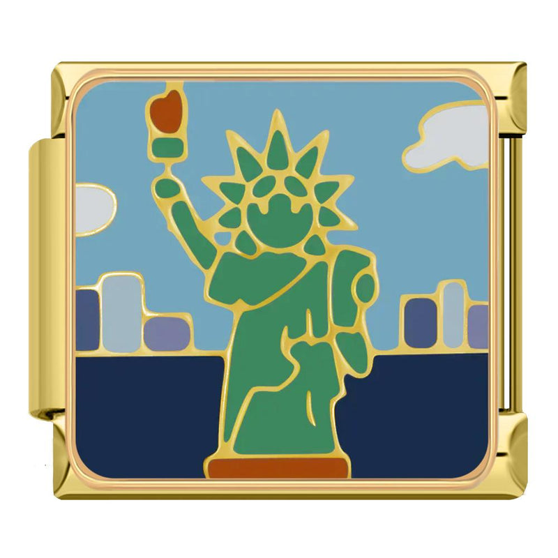'Statue of Liberty' Gold Charm