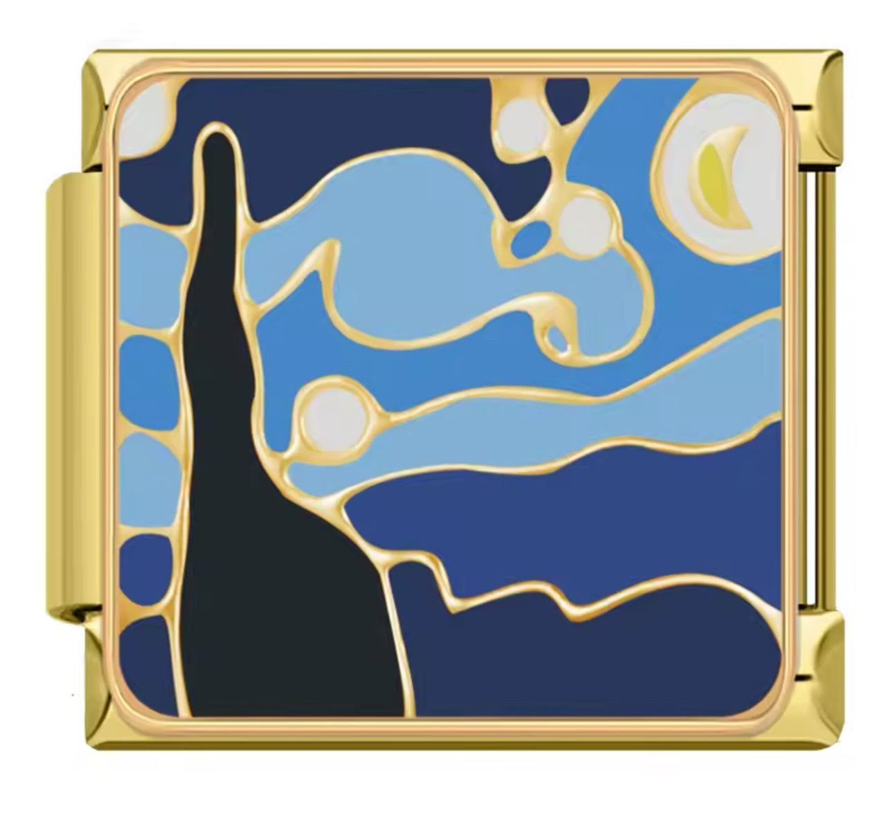 'Starry Night' Gold Charm