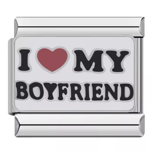 'I Love My BF' Charm