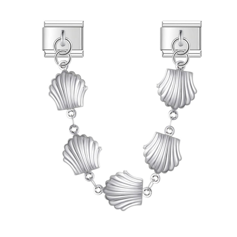 'Shell' Chain Charm Colgante