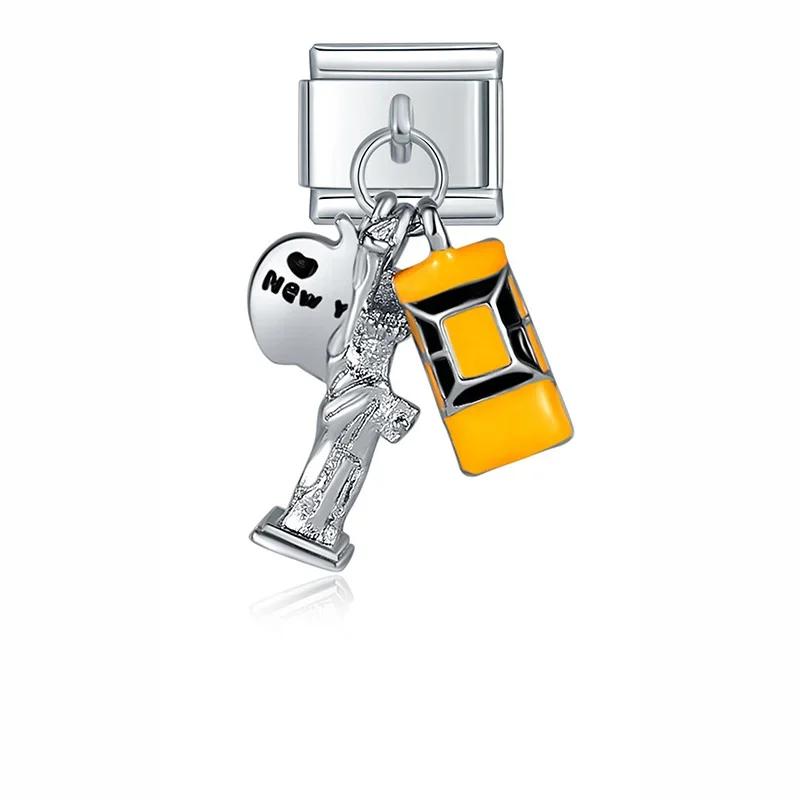 'New York City' Charm Colgante