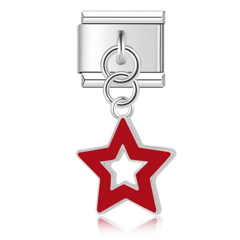 'Red Star' Charm Colgante