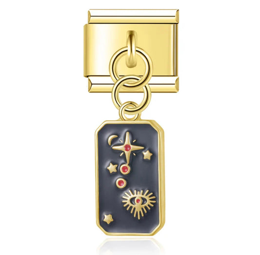 'Starlight Gaze' Gold Charm Colgante