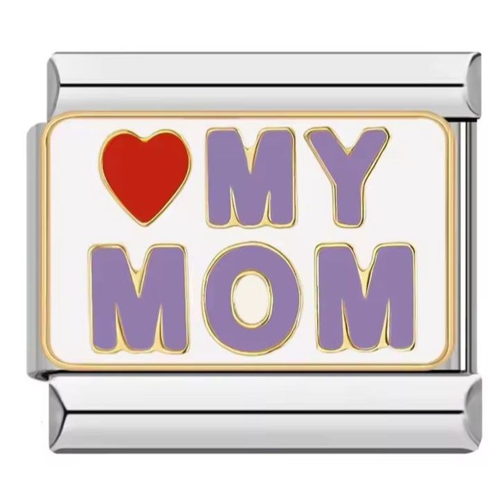 '❤️ my MOM' Charm