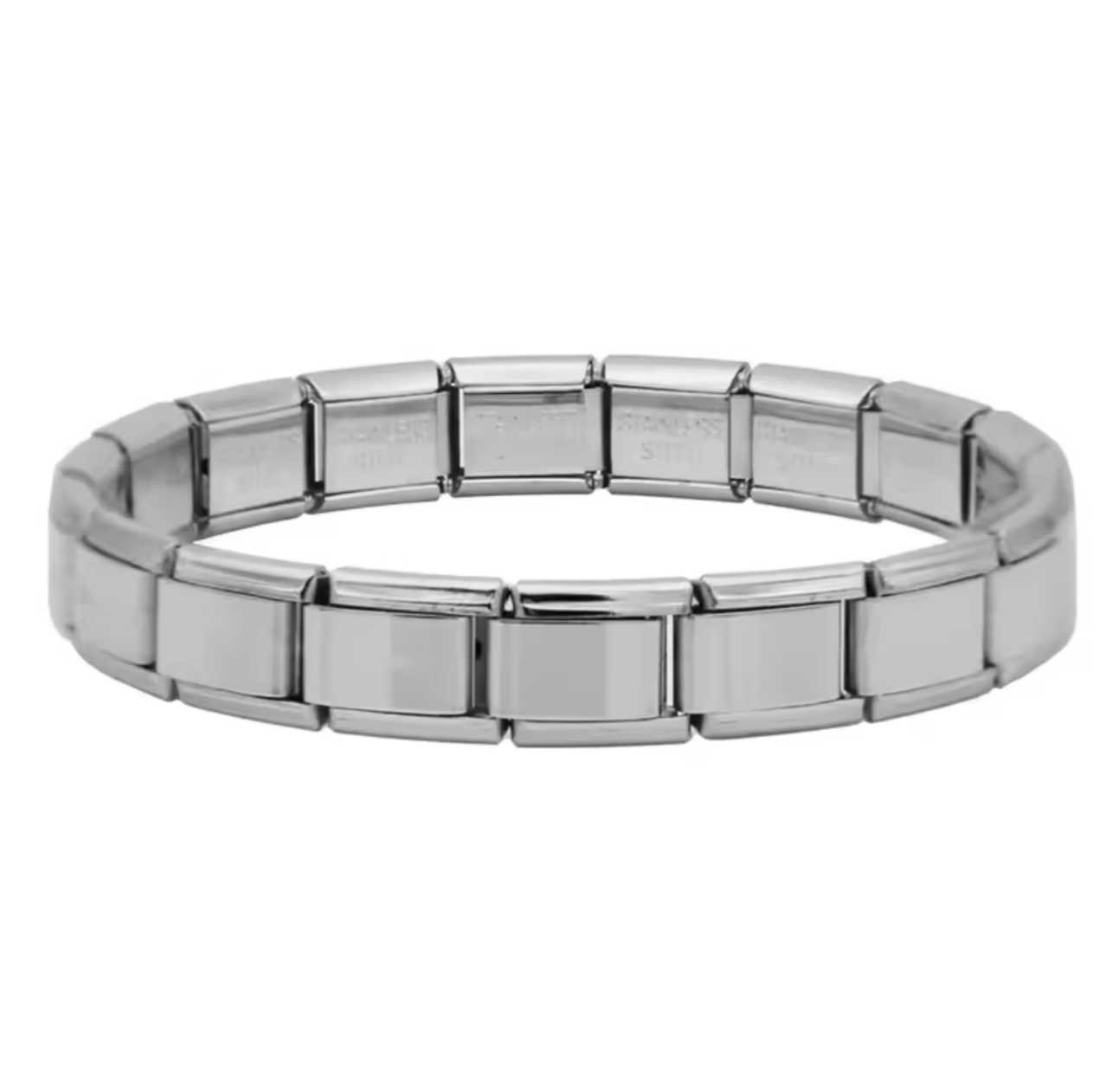 Silver Charm Bracelet (Glossy)