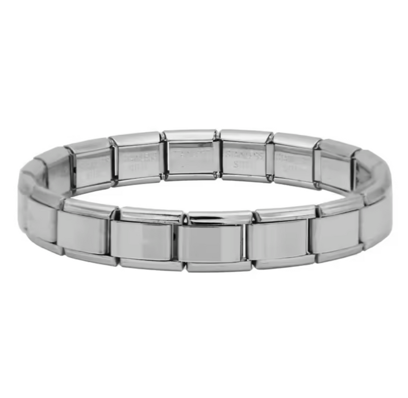 Silver Charm Bracelet (Glossy)