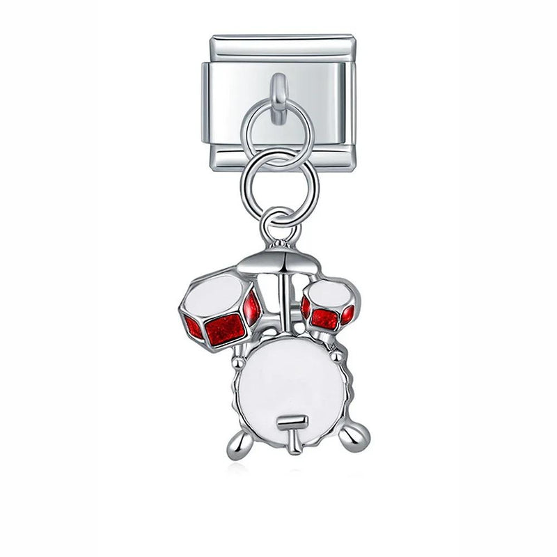 'Drum Set' Charm Colgante